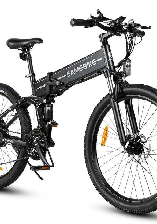 SAMEBIKE LO26-II Bicicleta Eléctrica MTB Plegable 26" – 48V 14Ah, Hasta 100 km