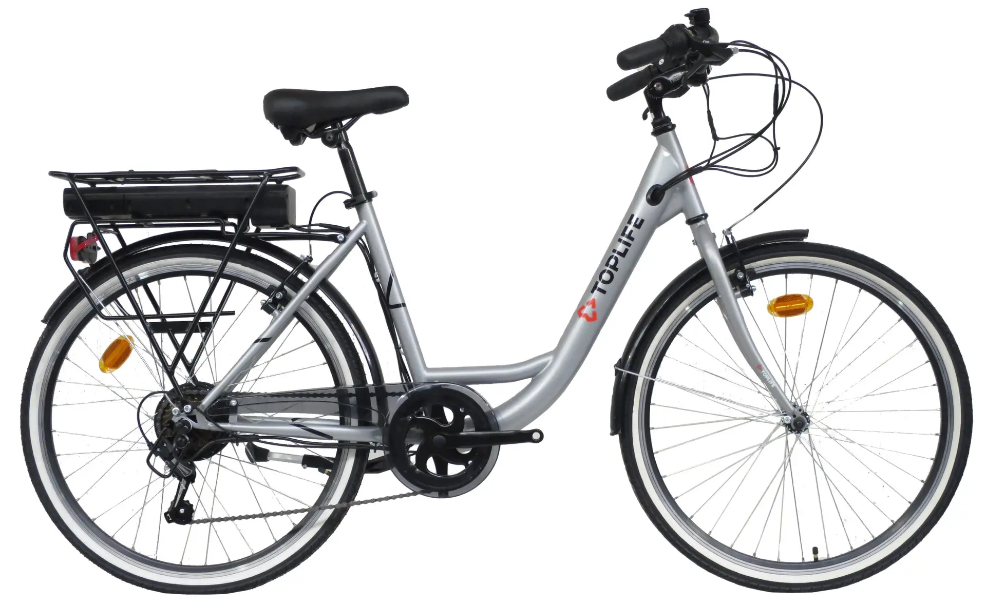 TOPLIFE E-4300 Bicicleta Eléctrica Urbana 250W – Batería 36V 10.4Ah, hasta 60 km de autonomía 1 TOPLIFE E-4300 Bicicleta Eléctrica Urbana 250W – Batería 36V 10.4Ah, hasta 60 km de autonomía