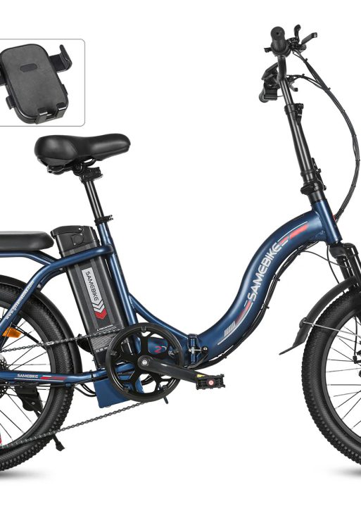 SAMEBIKE CY20 – Bicicleta eléctrica plegable urbana de 20 pulgadas