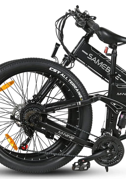 SAMEBIKE LO26-II Bicicleta Eléctrica MTB Plegable 26" – 48V 14Ah, Hasta 100 km