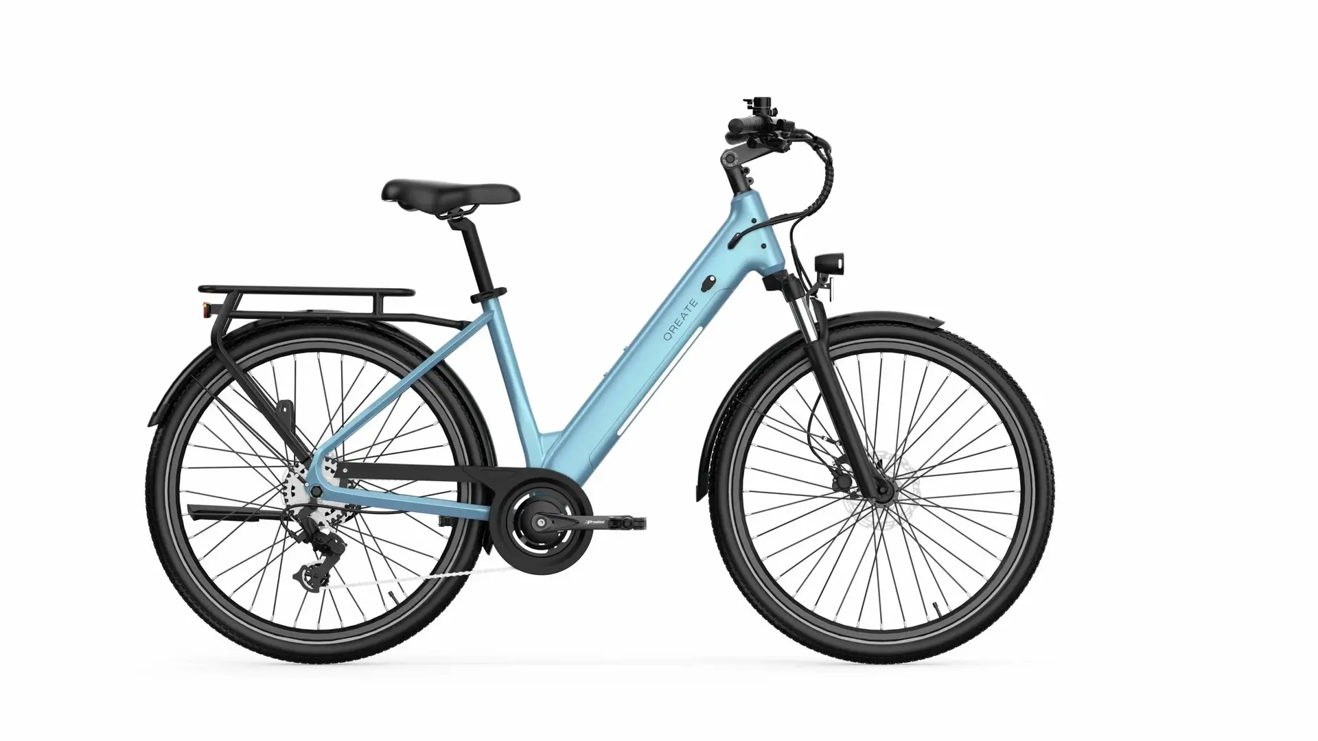 A-Spadz Qreate City Air Bicicleta Eléctrica Urbana 27.5" – 36V 13.5Ah, hasta 90 km 1 A-Spadz Qreate City Air Bicicleta Eléctrica Urbana 27.5" – 36V 13.5Ah, hasta 90 km