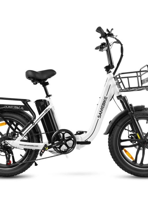 SAMEBIKE C05 Pro Bicicleta Eléctrica Plegable Fat Bike 20" – 250W, Batería 36V 13Ah, Hasta 90 km