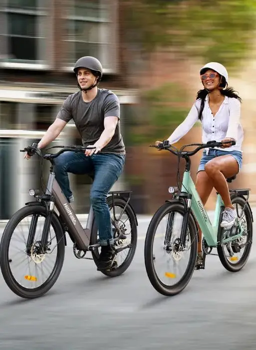 Bicicleta eléctrica (bicicleta híbrida) - HILLMILES - Milecity 1 - Motor de 250 W