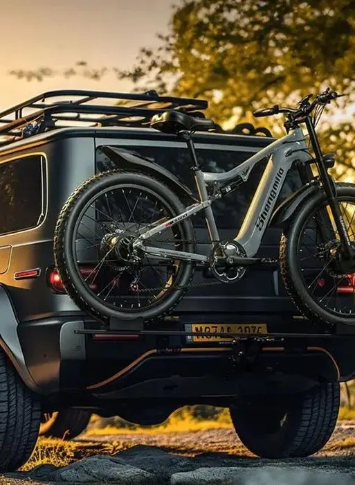 Bicicleta eléctrica Shengmilo S600 de 26 pulgadas con potentes motores duales de 48 V y 2000 W