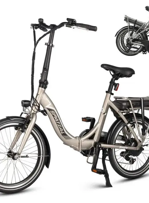 Bicicleta eléctrica plegable SPATIAL - Batería extraíble de 36 V y 10,4 Ah