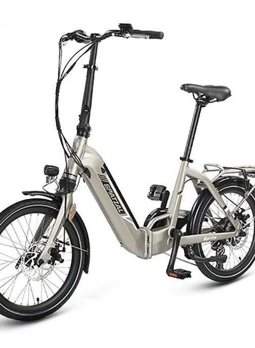 Bicicleta eléctrica plegable SPATIAL, motor de 500 W, batería extraíble, autonomía de 30 a 70 km