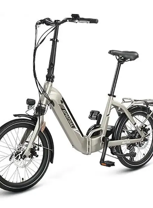 Bicicleta eléctrica plegable SPATIAL, motor de 500 W, batería extraíble, autonomía de 30 a 70 km