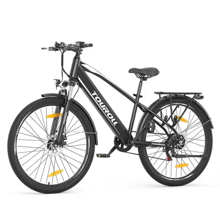 Bicicleta de trekking Touroll J1 - Motor de 250 W - Ruedas de 27,5 pulgadas - Batería de 15,6 Ah