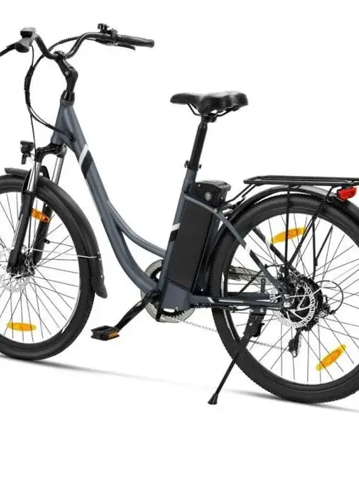 Bicicleta eléctrica urbana Touroll B1 - Motor de 250 W - Batería de 15,6 Ah