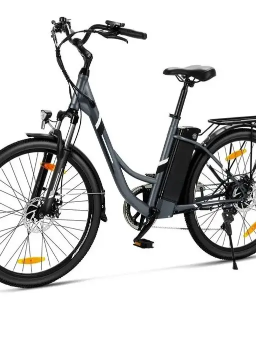 Bicicleta eléctrica urbana Touroll B1 - Motor de 250 W - Batería de 15,6 Ah