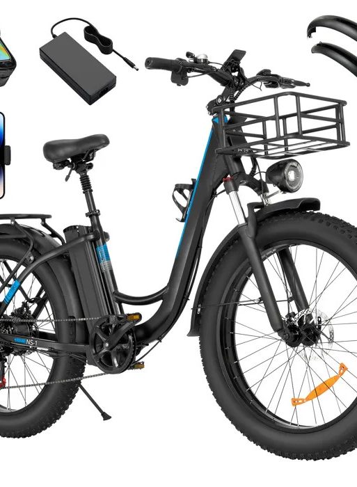 Bicicleta eléctrica - Neumáticos todoterreno de 26"*4.0 - Motor de 1500 W - Batería extraíble de 48 V/20 Ah