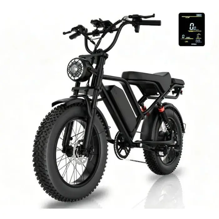 Bicicleta eléctrica para adultos AOVOPRO BK20 - 750W - Batería de 48V 20Ah
