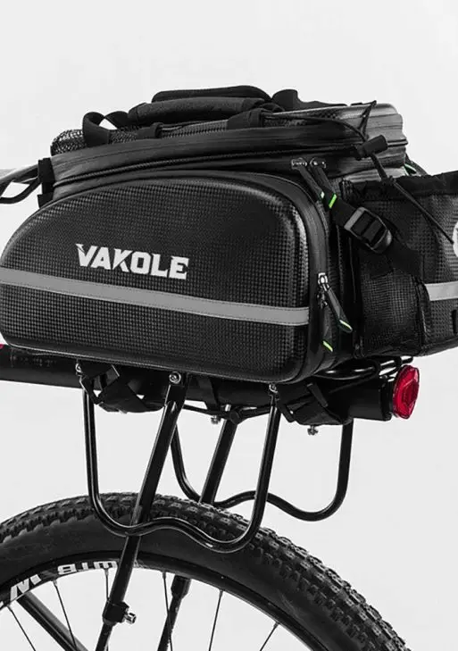 Bolsa portaequipajes para bicicleta Vakole de gran capacidad e impermeable (17-35L)